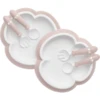 BabyBjörn BABYBJÖRN Kinderteller, Kinderlöffel Und Gabel 2er-Pack, Pastelrosa -Babysachen Verkauf babybjoern kinderteller kinderloeffel und gabel 2er pack pastelrosa a268981