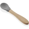 BabyJem Löffel Aus Silikon Mit Holzgriff, Grau -Babysachen Verkauf babyjem loeffel aus silikon mit holzgriff grau a375310