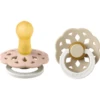 BIBS® Schnuller Boheme 6-18 Monate, Blush & Vanilla Night Glow