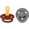 BIBS® Schnuller Colour Rust/Smoke 6-18 Monate, 2 Stk. -Babysachen Verkauf bibs schnuller colour rust smoke 6 18 monate 2 stk a345368