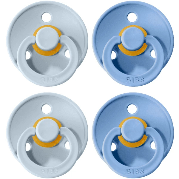 BIBS® Schnuller Colour Sky Blue / Baby Blue 0-6 Monate, 4 Stk. 3 BIBS® Schnuller Colour Sky Blue / Baby Blue 0-6 Monate, 4 Stk.