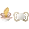 BIBS® Schnuller Couture Blush Und Vanilla Glow Latex 6-36 Monate, 2 Stk.