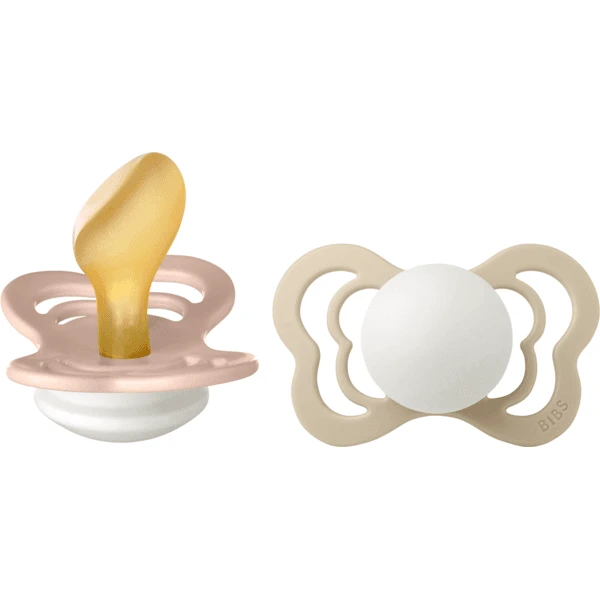 BIBS® Schnuller Couture Blush Und Vanilla Glow Latex 6-36 Monate, 2 Stk. 3 BIBS® Schnuller Couture Blush Und Vanilla Glow Latex 6-36 Monate, 2 Stk.