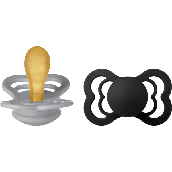 BIBS® Schnuller Supreme Cloud/Black Latex 6-36 Monate, 2 Stk. 3 BIBS® Schnuller Supreme Cloud/Black Latex 6-36 Monate, 2 Stk.