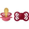 BIBS® Schnuller Supreme Coral/Ruby Latex 6-36 Monate, 2 Stk. -Babysachen Verkauf bibs schnuller supreme coral ruby latex 6 36 monate 2 stk a345758