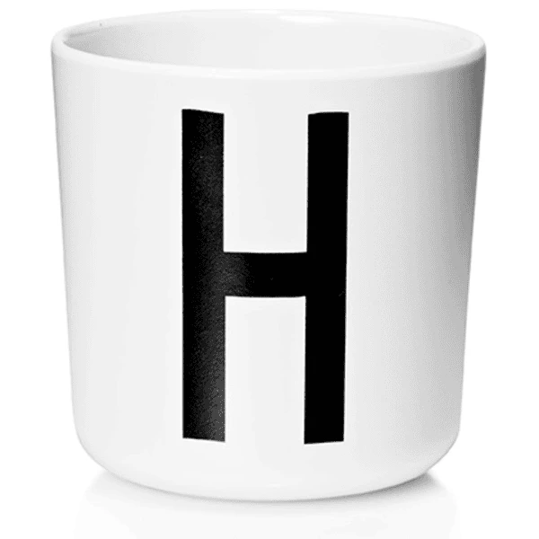 Design Letters Kinderbecher Eco 175 Ml, Mit Buchstabe H 3 Design Letters Kinderbecher Eco 175 Ml, Mit Buchstabe H