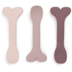 Done By Deer™ Babylöffel 3er Pack, Wally Rosa