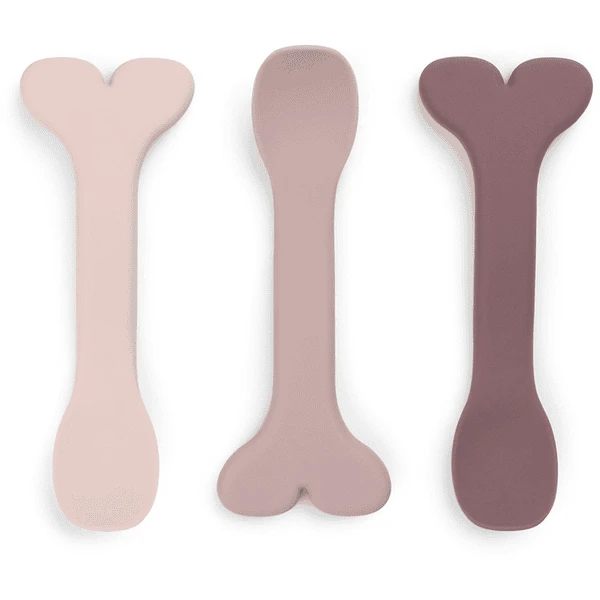 Done By Deer™ Babylöffel 3er Pack, Wally Rosa 3 Done By Deer™ Babylöffel 3er Pack, Wally Rosa