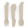 Done By Deer™ Besteck-Set Kiddish Deer Friends Sand