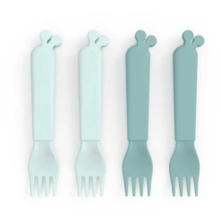 Done By Deer™ Gabelset Kiddish 4-er Pack Raffi Blau