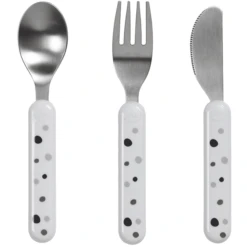 Done By Deer™ Kinderbesteck Dreamy Dots Weiß Ab Dem 6. Monat