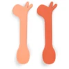 Done By Deer™ Silikonlöffel 2er Pack, Lalee Papaya