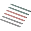 Everyday® Baby Trinkhalme Silikon 6er-Set, Grau/grün/rot