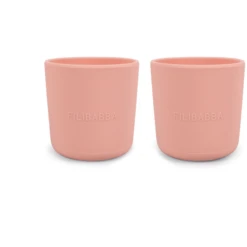 Filibabba Becher Aus Silikon 2er-Pack, Peach