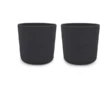 Filibabba Becher Aus Silikon 2er-Pack, Stone Grey