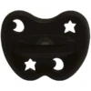 HEVEA Schnuller - Naturkautschuk Outer Space Black, Kiefergerecht, Stern & Mond, Rund (ab 3 Mon.) -Babysachen Verkauf hevea schnuller naturkautschuk outer space black kiefergerecht stern mond rund ab 3 mon a295143