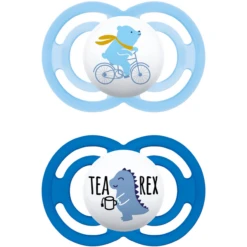 MAM Schnuller Perfect Aus Silikon 16+ Monate, Bär/Dino