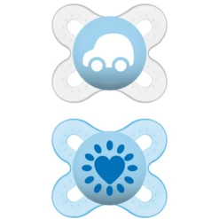 MAM Schnuller Start Blau 0 - 2 Monate Silikon