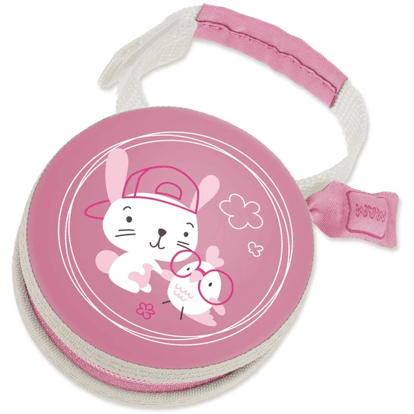 Babysachen Verkauf -Babysachen Verkauf mam schnullertaeschchen in rosa motiv hase a300524