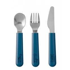 MEPAL Kinder-Besteckset Mio 3-teilig - Deep Blue