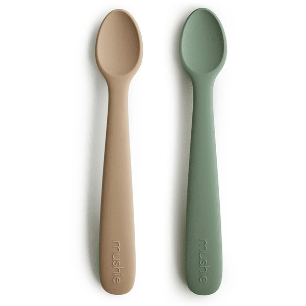 Mushie Silikonlöffel Dried Thyme/Natural 3 Mushie Silikonlöffel Dried Thyme/Natural