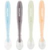 Nattou Silikonset 4 Löffel + Case -Babysachen Verkauf nattou silikonset 4 loeffel case a309559