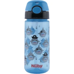 Nuby Nûby Trinkhalmbecher "Active" 540ml, Blau