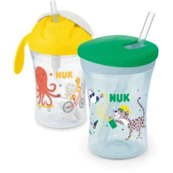 NUK Becherset Motion + Action Cup Set