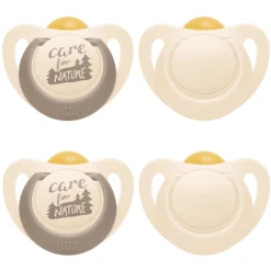 NUK Schnuller For Nature 18-36 Monate, Beige Im 4er-Set