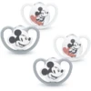 NUK Schnuller Space Disney "Mickey" 6-18 Monate, 4 Stk. In Grau/weiß -Babysachen Verkauf nuk schnuller space disney mickey 6 18 monate 4 stk in grau weiss a329563