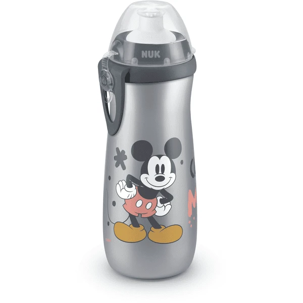 NUK Trinkflasche Sports Cup "Mickey" 450 Ml, Grau 3 NUK Trinkflasche Sports Cup "Mickey" 450 Ml, Grau