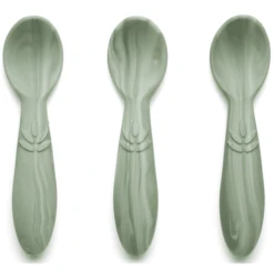 Nuuroo Kinderlöffel Ella 3 Stück, Light Green Mix