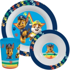 P:os Frühstücksset Paw Patrol, Boy, 3tlg