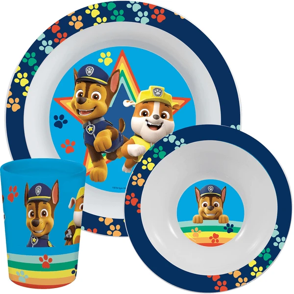 P:os Frühstücksset Paw Patrol, Boy, 3tlg 3 P:os Frühstücksset Paw Patrol, Boy, 3tlg