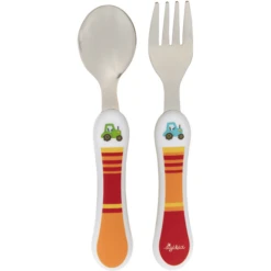Sigikid® Besteckset Löffel Und Gabel Traktor