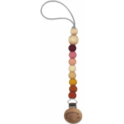 The Cotton Cloud Schnullerkette Aus Silikon Rose