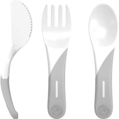 TWISTSHAKE Esslern-Besteck 6+ Monate Weiß